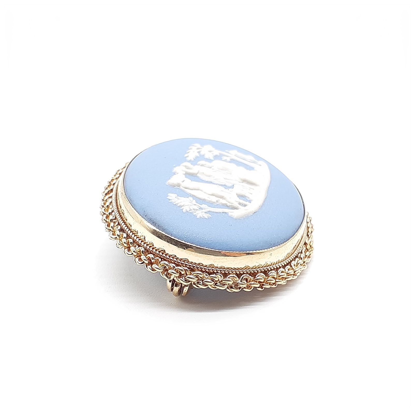 WEDGWOOD ウェッジウッド ブローチ K9 375 1984年 BIRMINGHAM