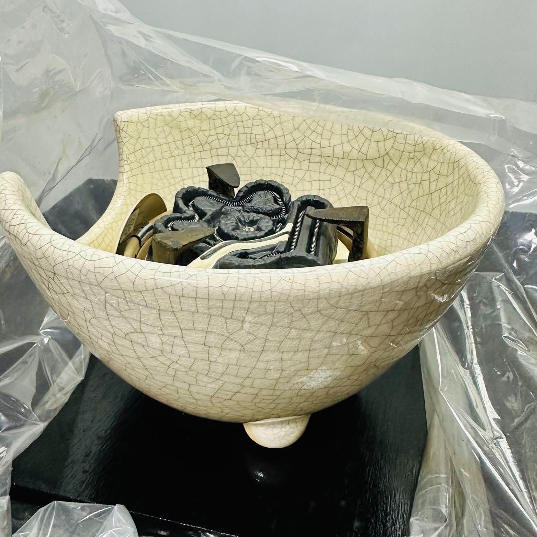 風炉型電気茶道釜 野々田商店 風炉 野々田電熱器 茶道 炭型電熱器