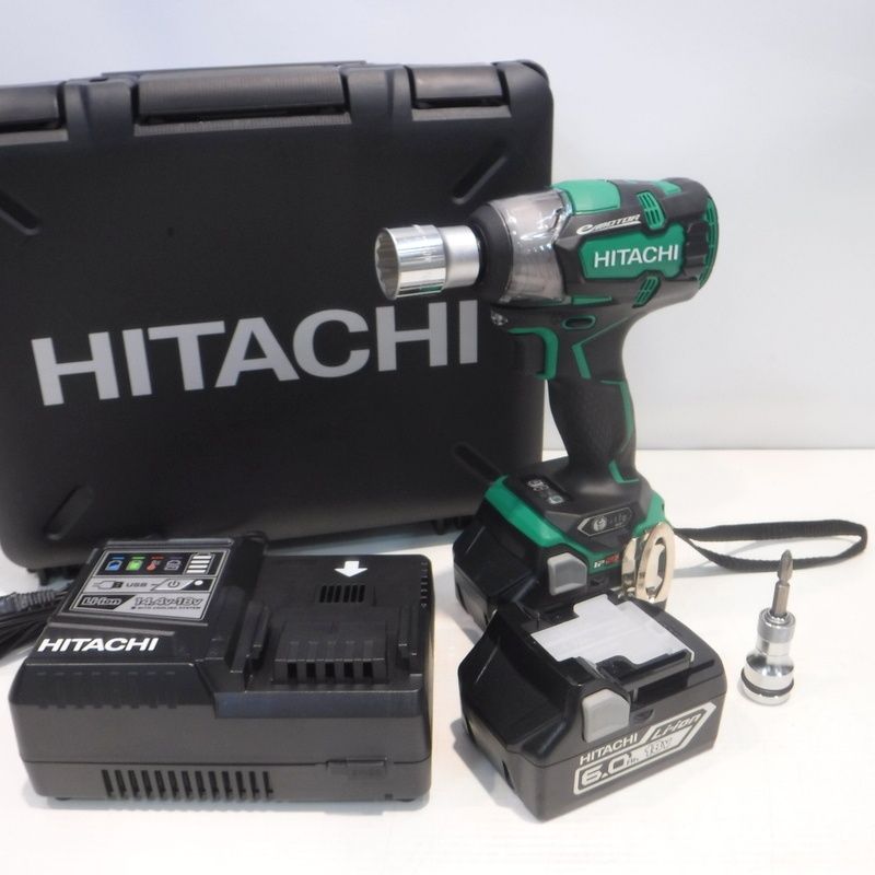 日立工機 コードレスインパクトレンチ WR18DBDL2 2LYPK 美品 フルセット 18V 6.0Ah WR18DBDL2(2LYPK)  HITACHI △ DW1732 - メルカリ