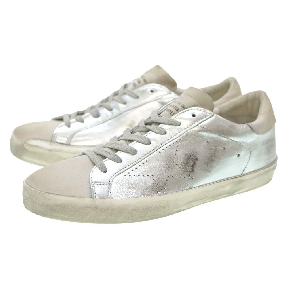 未使用 ゴールデングース スーパースター ローカット スニーカー レザー サイズ41 シルバー 0039【中古】GOLDEN GOOSE メンズ -  メルカリ