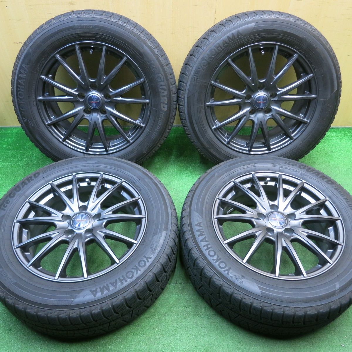 バリ溝 キレイ 8.5分 スタッドレス 225|60R17 ヨコハマ アイスガード iG50 プラス VELVA SPORT ヴェルヴァ スポーツ 17インチ PCD114.3|5H 5042201NJス