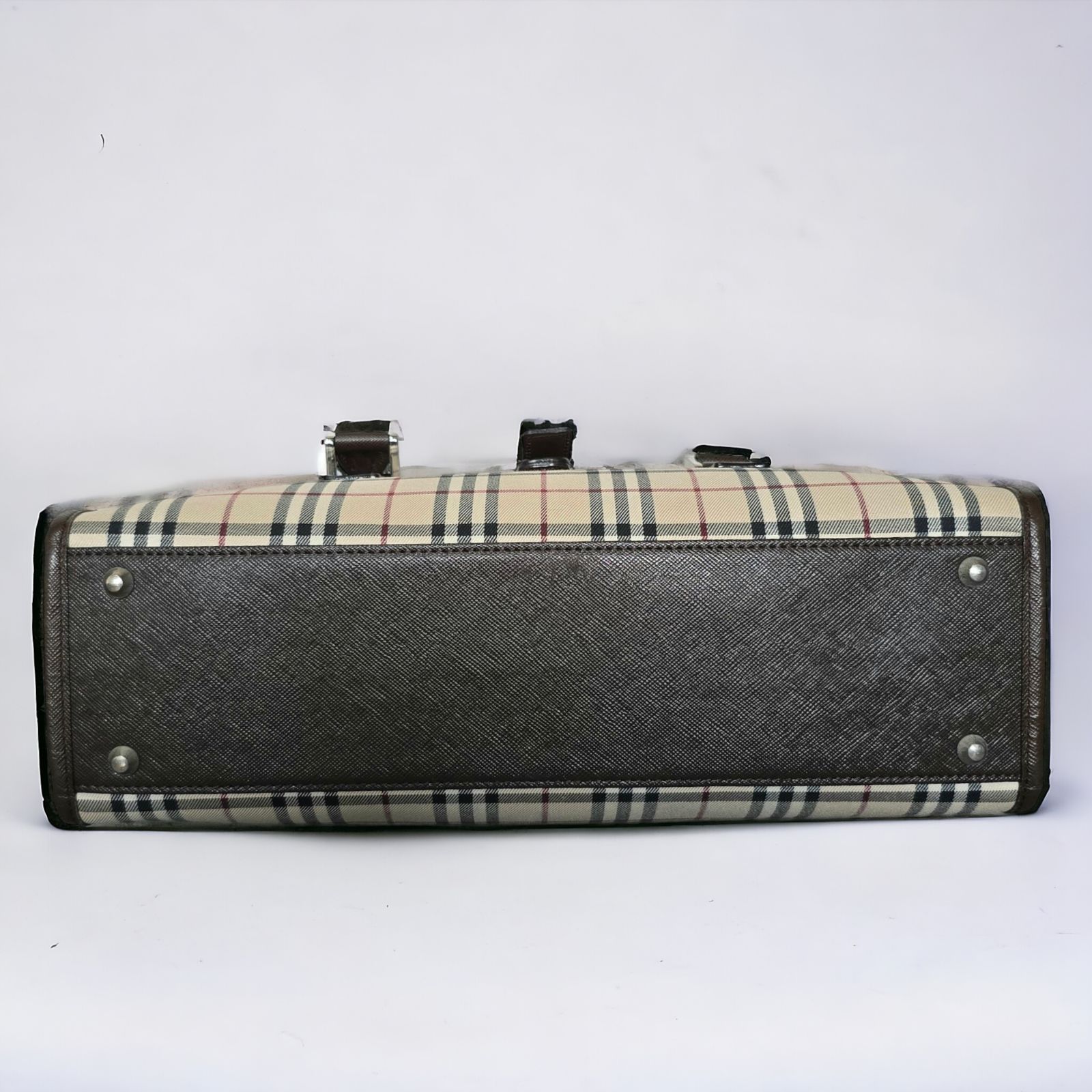 美品 BURBERRY バーバリー ハンドバッグ トートバッグ 鞄 手提げ