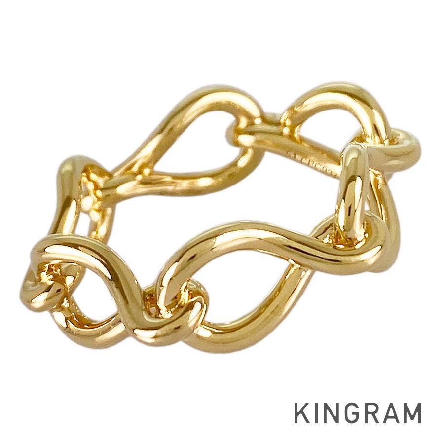 カルティエ CARTIER アンフィニ ドゥ マイヨン K18YG 9号 49 リング sst