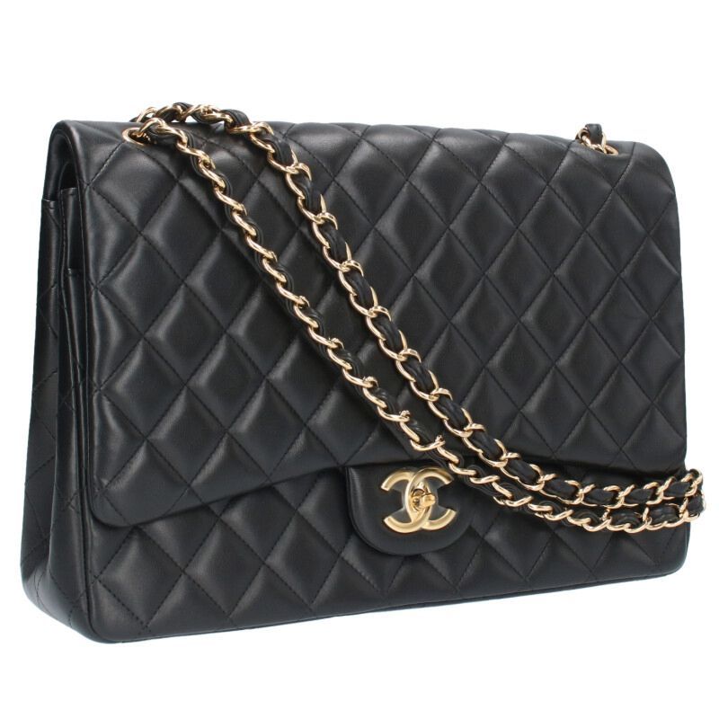 シャネル ラムスキン マトラッセ34 ショルダーバッグ CHANEL シャネル デカマトラッセ34 ショルダーバッグ ラムスキン
