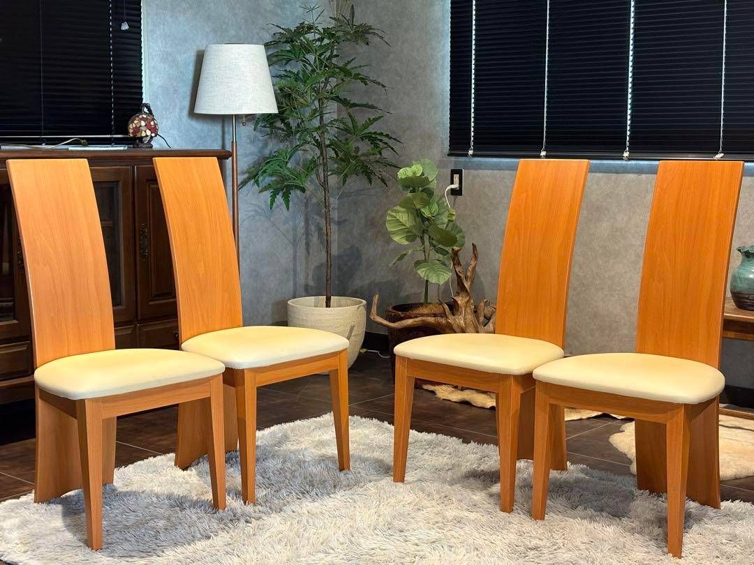 美品　高級家具　チェア　シンプル　モダン　PAKSNWI ハイバックチェア　YZ 美品 高級家具 チェア シンプル モダン PAKSNWI ハイバックチェア YZ