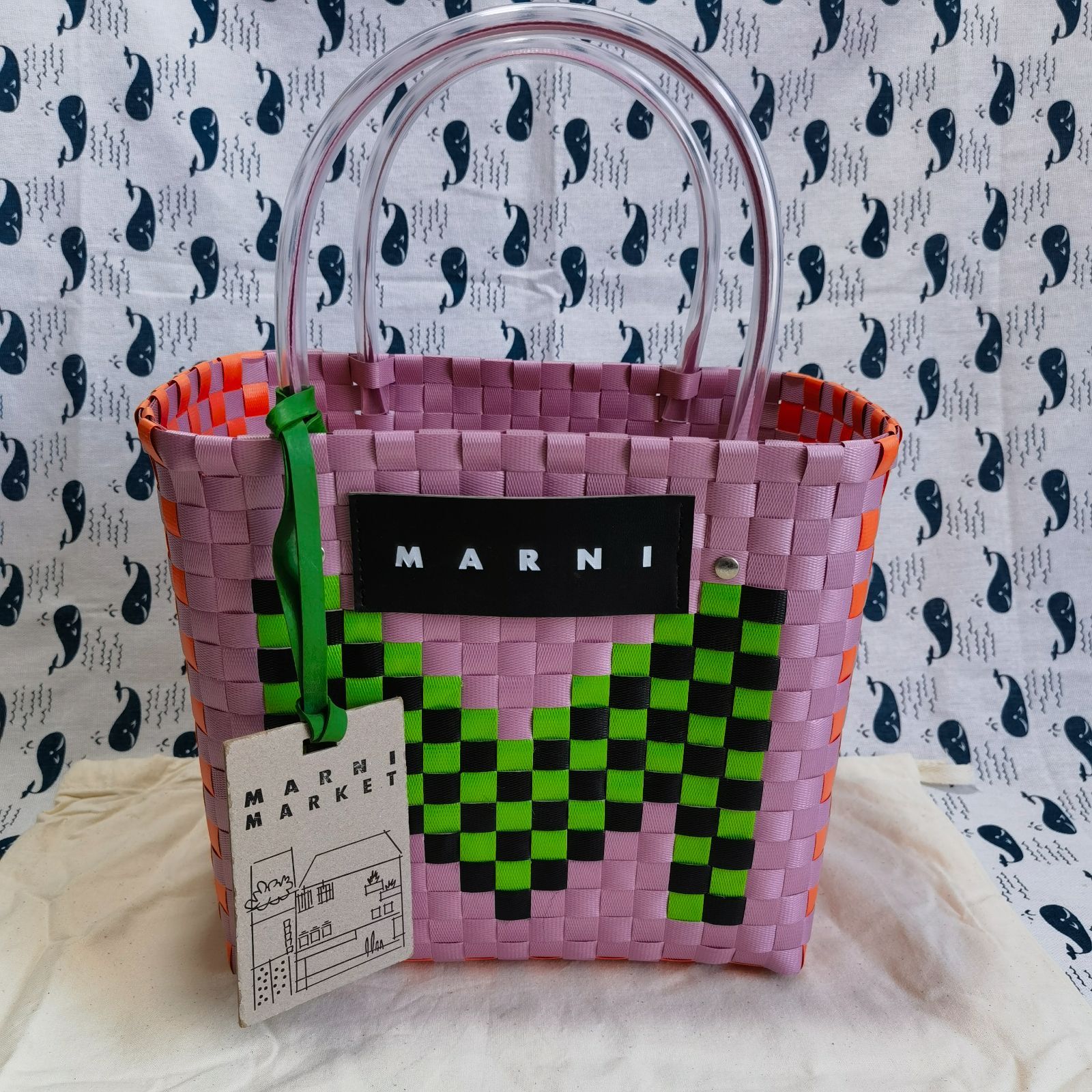 超人気美品☆MARNI カゴバッグニットバッグ - メルカリ