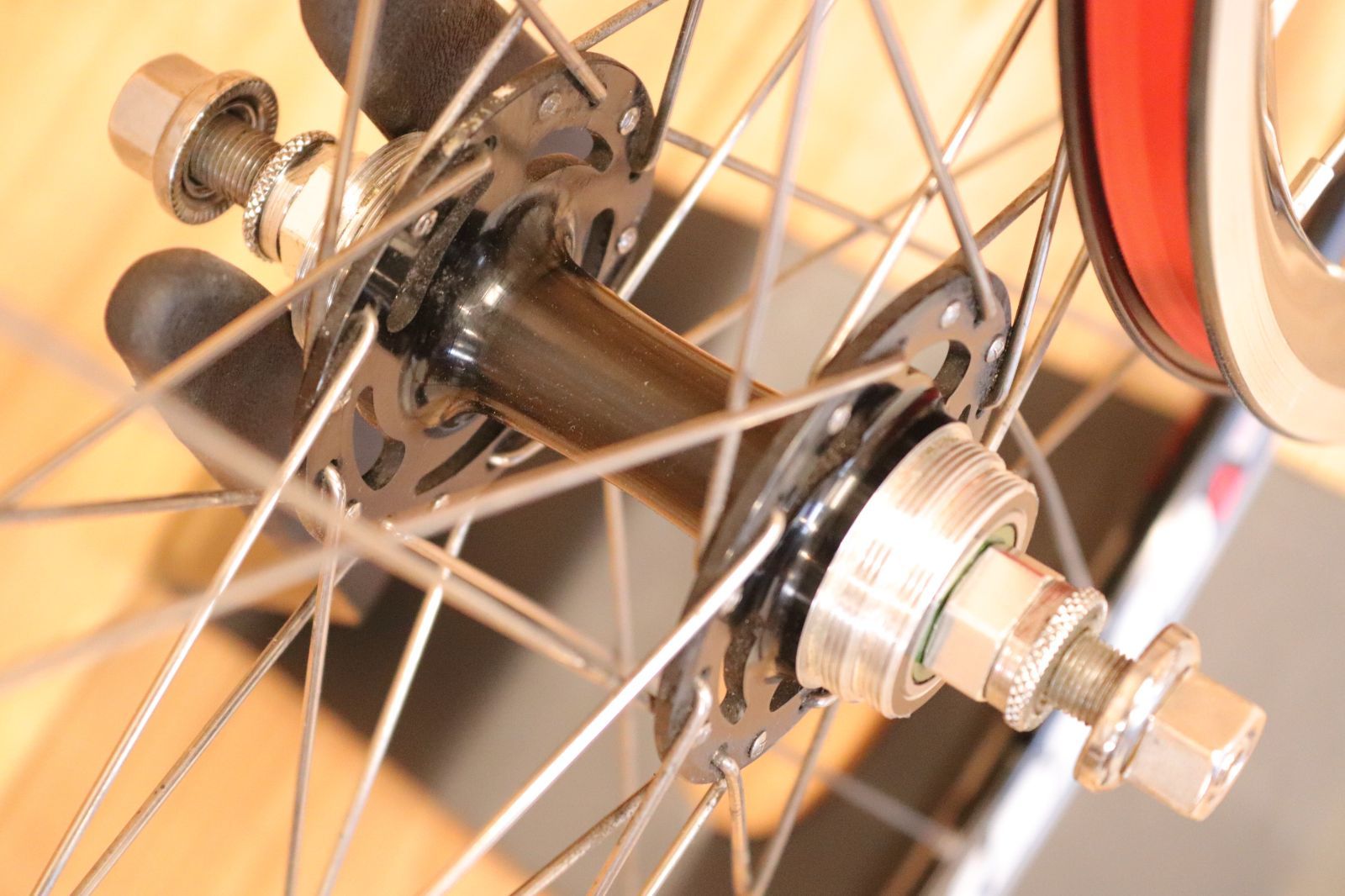 ファッション X-KEYMET XR240 700C 両切り リアハブ120mm ピストバイク