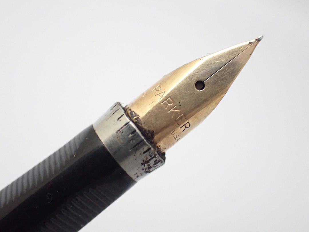 パーカー 75 万年筆 14Kペン先 XF字 シルバーメッキ - メルカリ