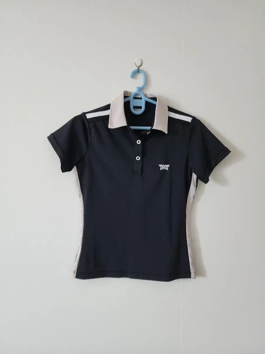 PXG レディース ブラック 半袖 ポロ t シャツ M