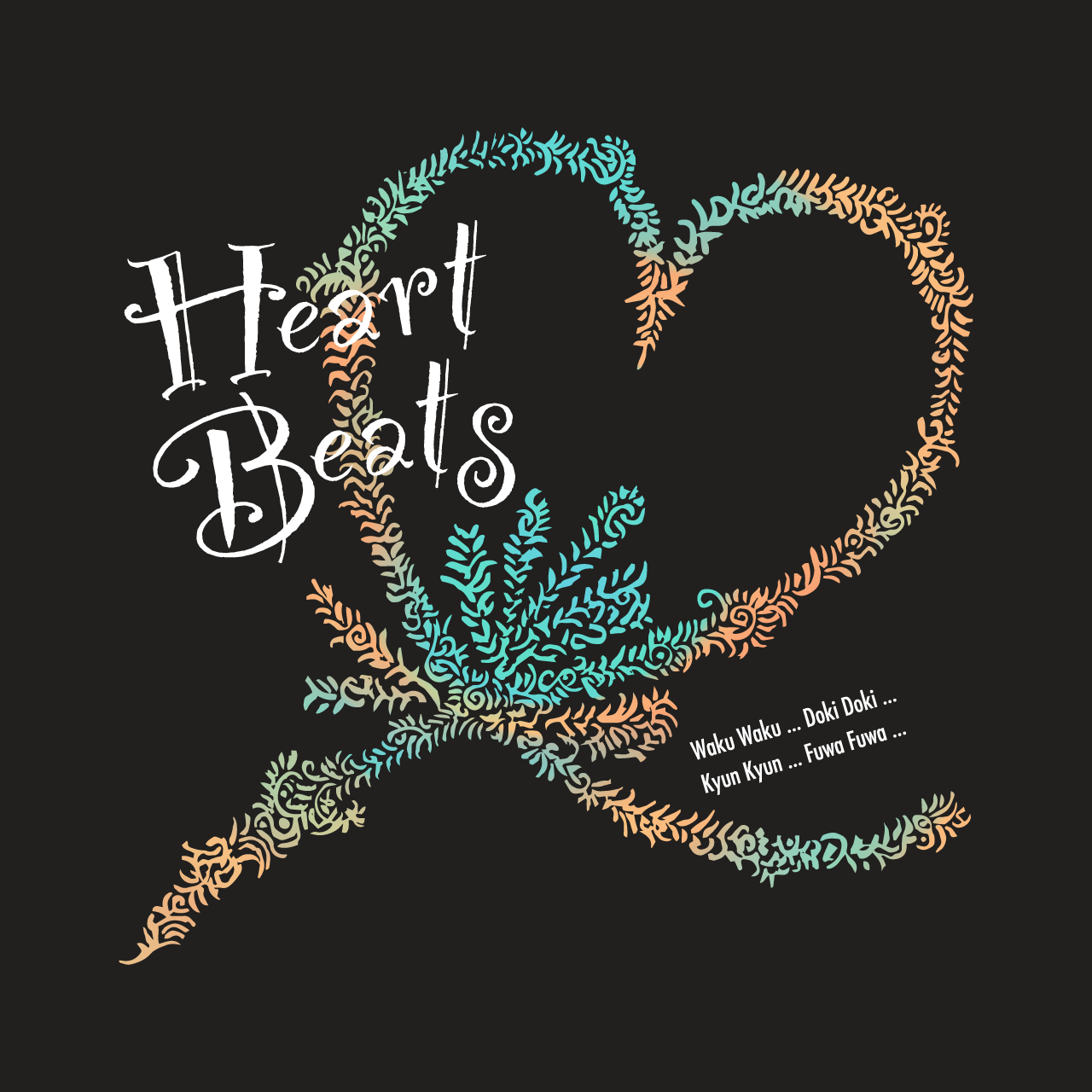 グラフィックスウェット　Heart Beats Color -Sweat-