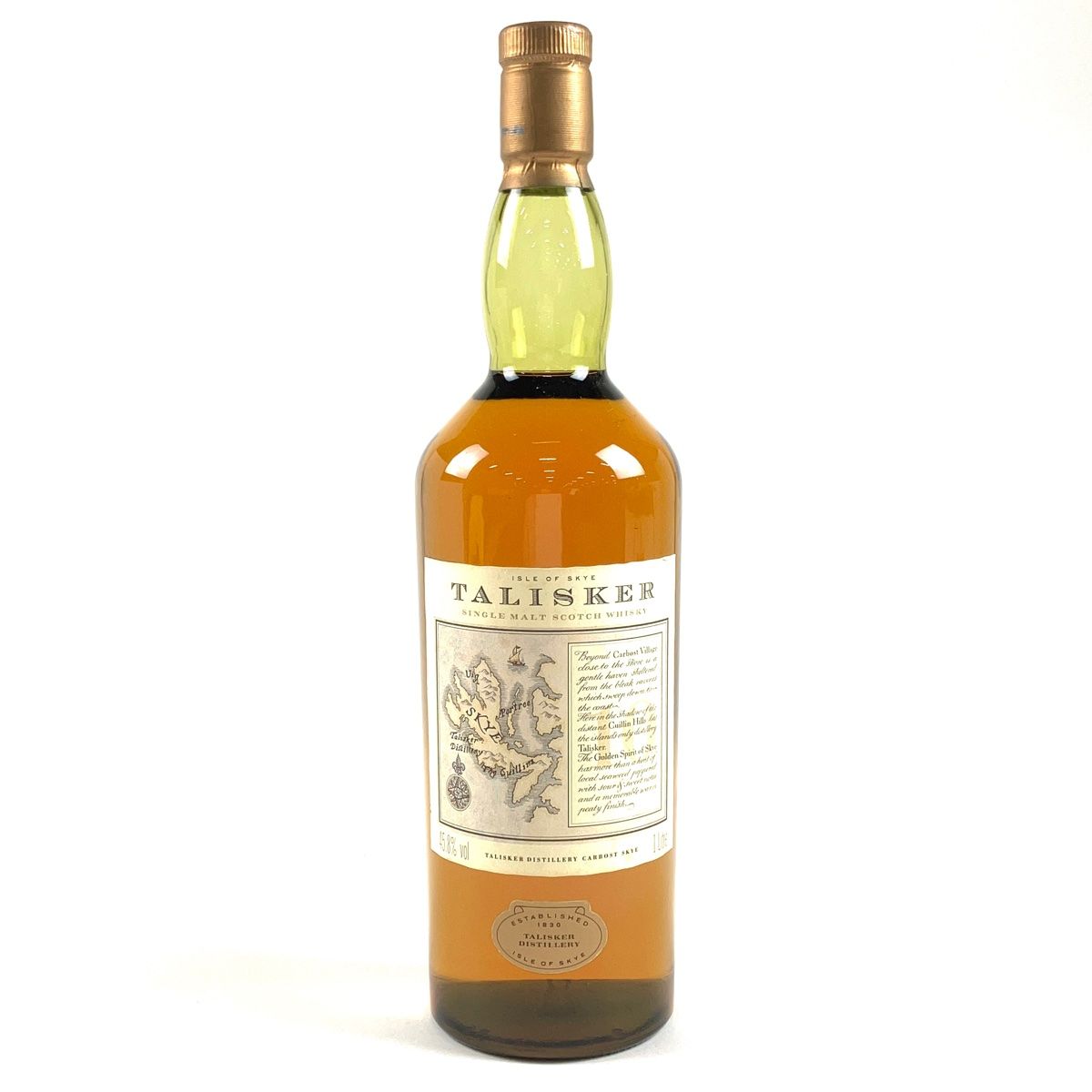 タリスカー TALISKER 10年 マップラベル 旧ボトル 1000ml タリスカー TALISKER 10年 マップラベル 旧ボトル 1000ml