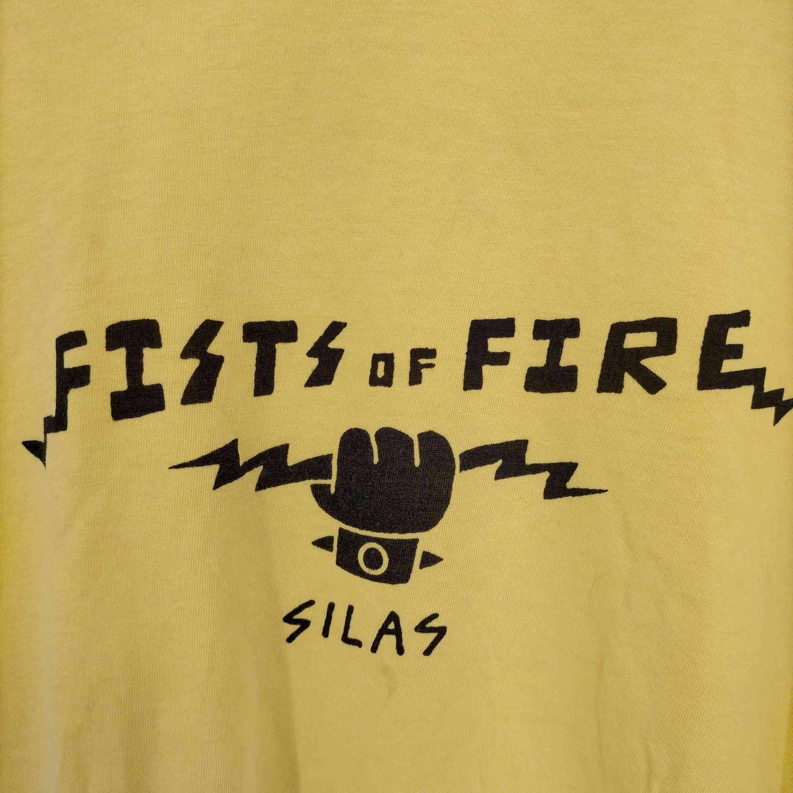 サイラス SILAS 00s FISTS OF FIRE 裏原 クルーネックTシャツ メンズ 