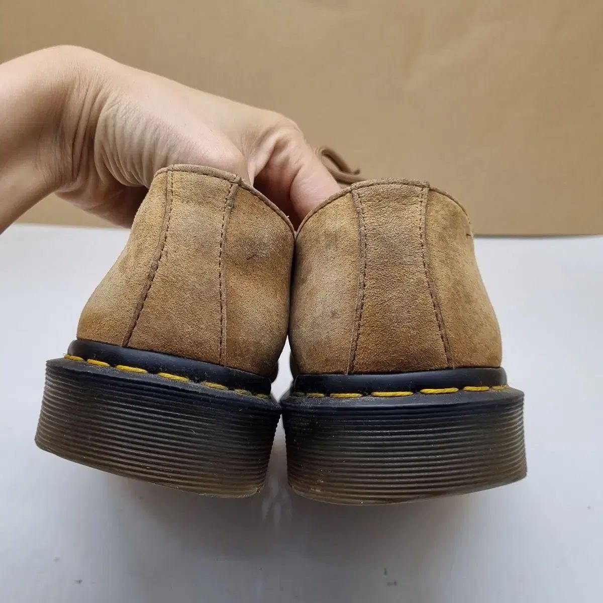  DR. MARTENS 3ホール スウェード ローファー 255 ローファー ブーツ 革靴