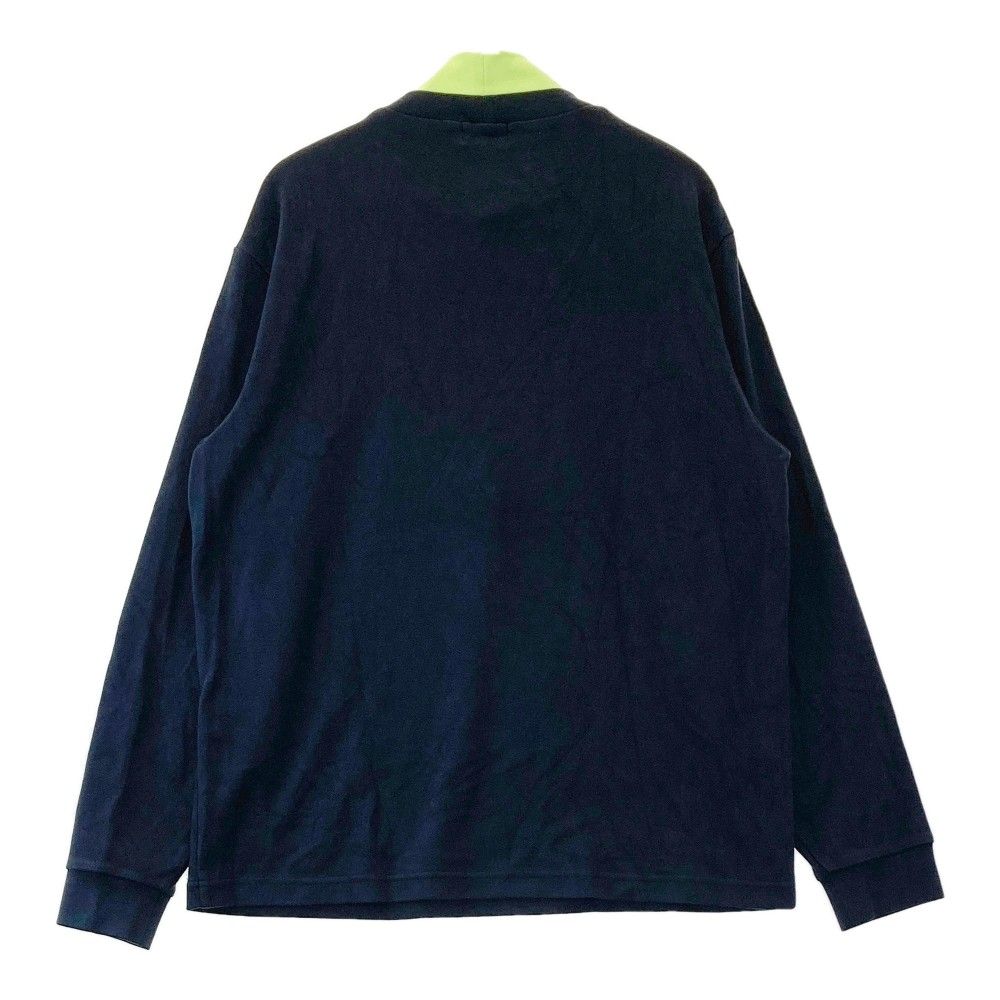 サイズ：46 ARCHIVIO アルチビオ 2023年モデル 起毛 ハイネック 長袖Tシャツ  ネイビー系 [240101420225] ゴルフウェア メンズ ストスト サイズ：46 ARCHIVIO アルチビオ 2023年モデル 起毛 ハイネック