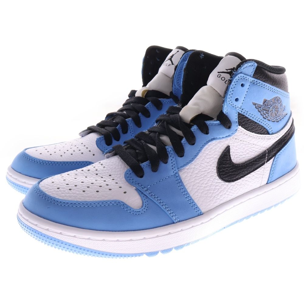 NIKE (ナイキ) AIR JORDAN 1 HIGH GOLF UNIVERSITY BLUE エア