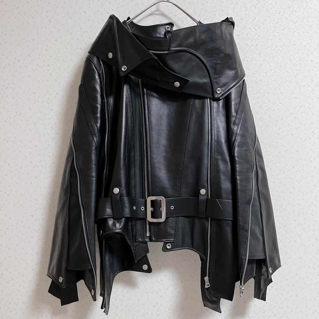 JUNYA WATANABE ジュンヤワタナベ 2022AW ライダースジャケット レザー