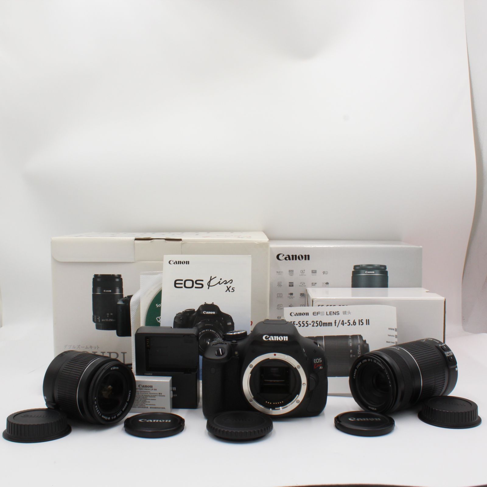 Canon - EOS KissX5 ズームキット　EOS 5DMark2 他おまけ EOS KissX5 ズームキット EOS 5DMark2 他おまけ