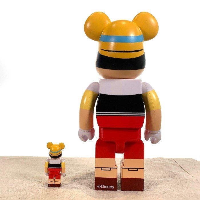 BE@RBRICK ベアブリック Pinocchio ピノキオ 100% & 400% フィギュア 人形