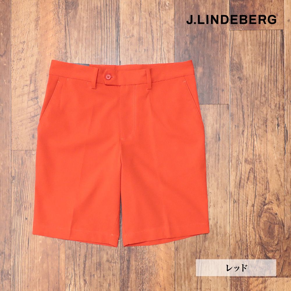 春夏|J.LINDEBERG|29インチ|ハーフパンツ 071-78543 ストレッチ スリムフィット スポーティ メンズ 紳士 ジェイリンドバーグ |赤|レッド|ki191|