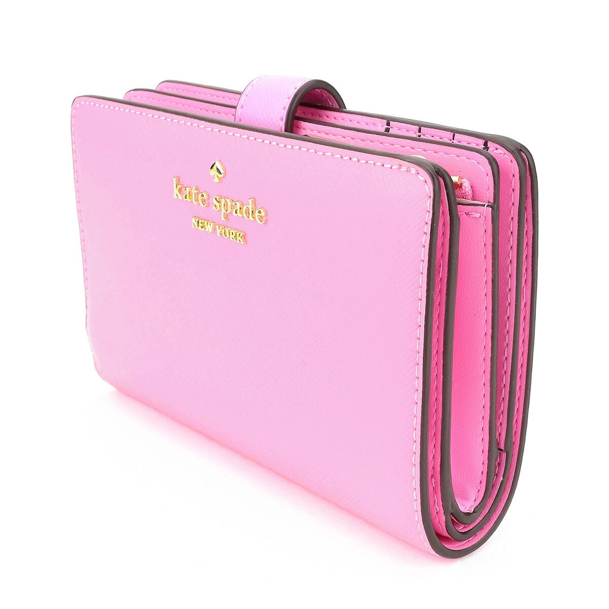 新品 ケイトスペード kate spade 2つ折り財布 ミディアム コンパクト  