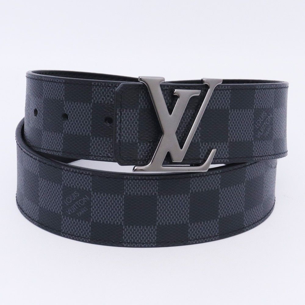 LOUIS VUITTON ベルト・LV イニシャル 40MM リバーシブル ダミエ