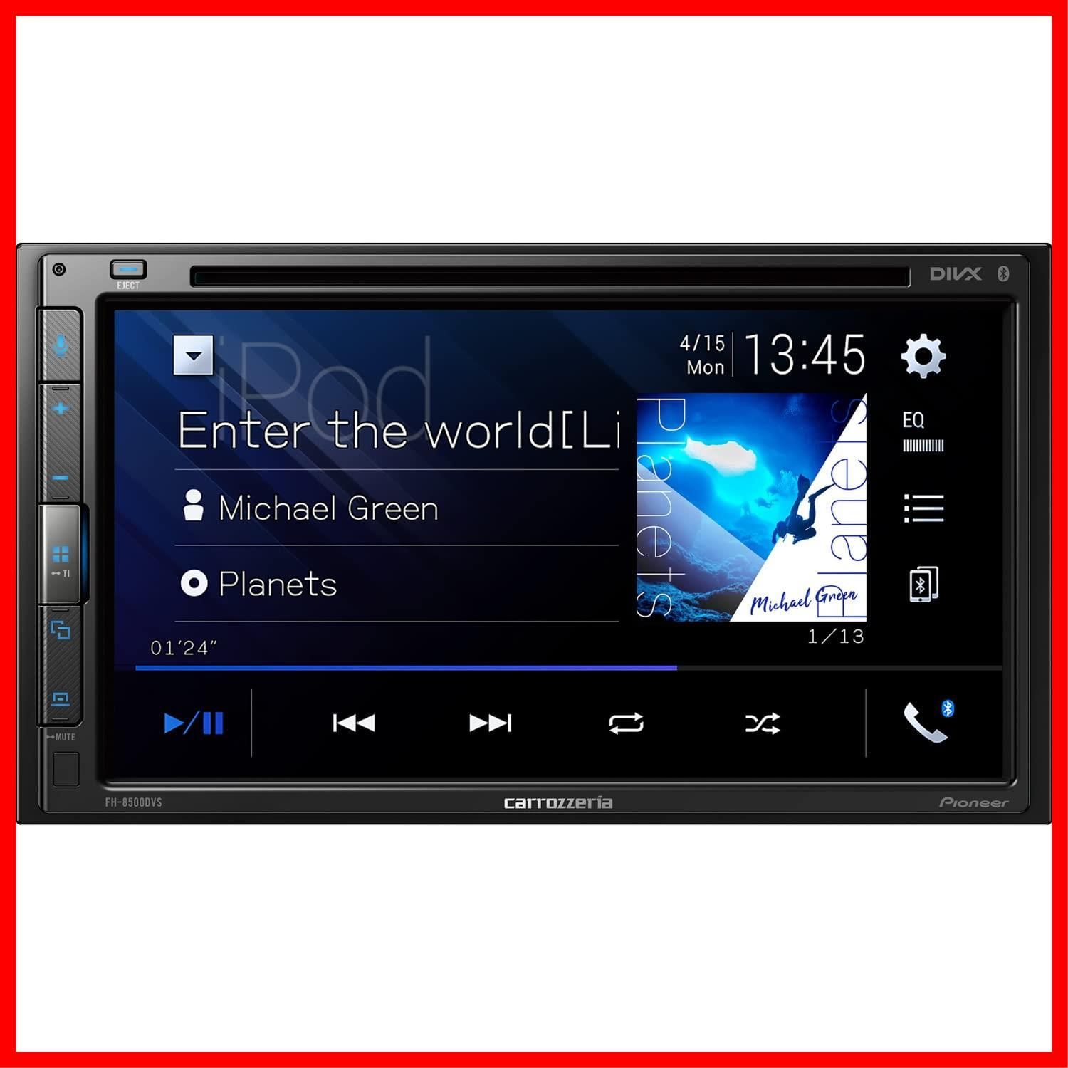 数量限定】Pioneer パイオニア ディスプレイオーディオ FH-8500DVS 6.8インチ 2DIN AppleCarPlay  AndroidAuto対応 CD DVD USB Bluetooth iPod iPhone AUX DSP カロッツェリ - メルカリ