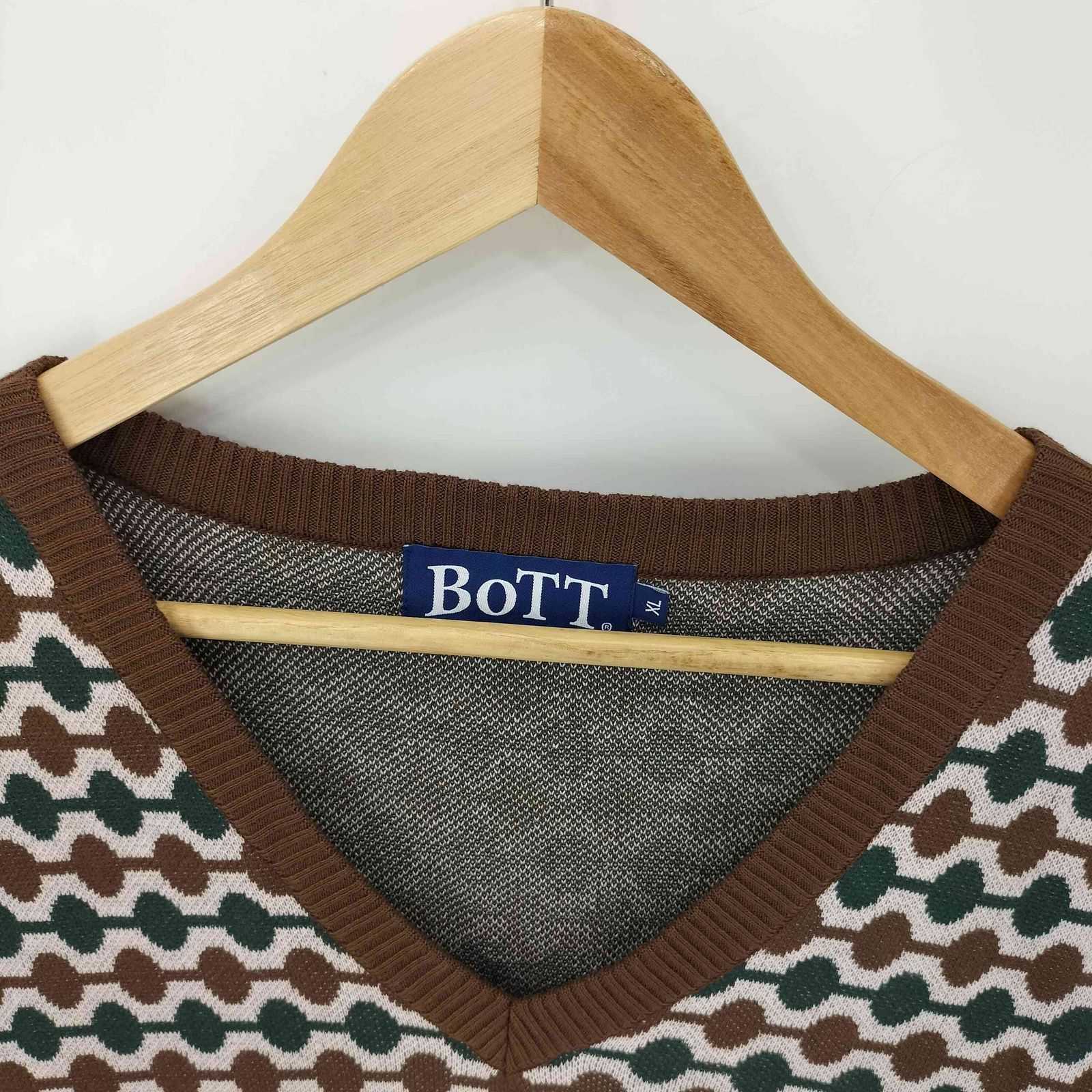 BoTT / LINK KNIT VEST / BROWN | Sophomore