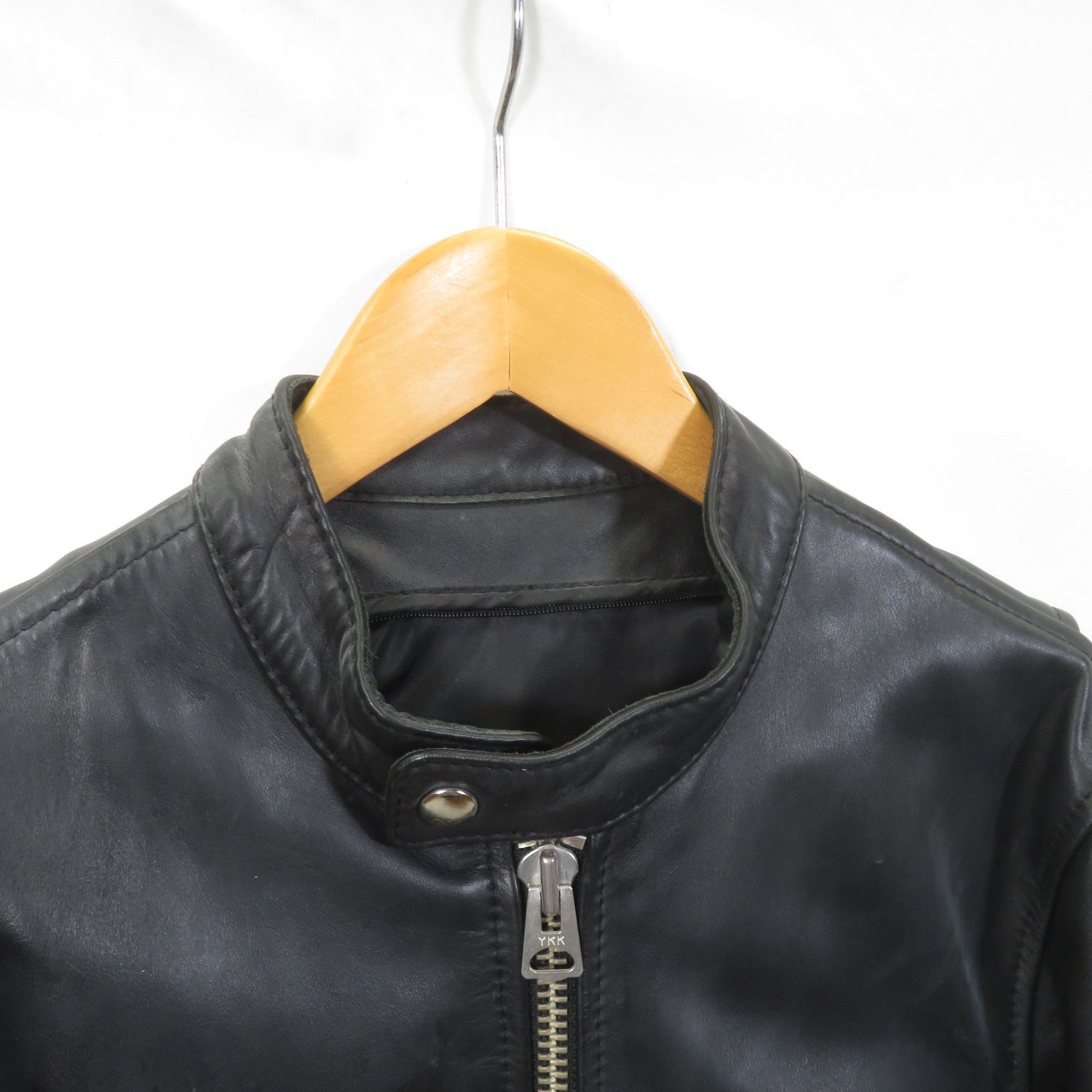 KADOYA K S LEATHER-K S PRODUCT レザー シングル ライダース ジャケット