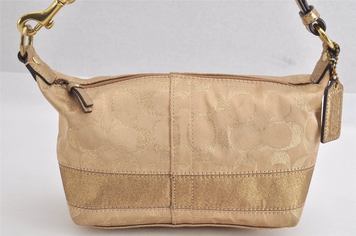 【美品】Coach キャンバス コーチ シグネチャー y2k vintage 美品 COACH コーチ ショルダーバッグ シグネチャー キャンバス