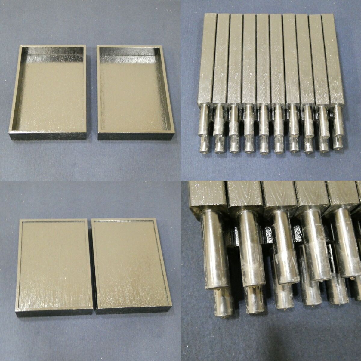 【引き出し付】懐石道具 木製組立式 五段配膳棚 水屋棚 紙箱入り 引き出し付】懐石道具 木製組立式 五段配膳棚 水屋棚 水谷棚