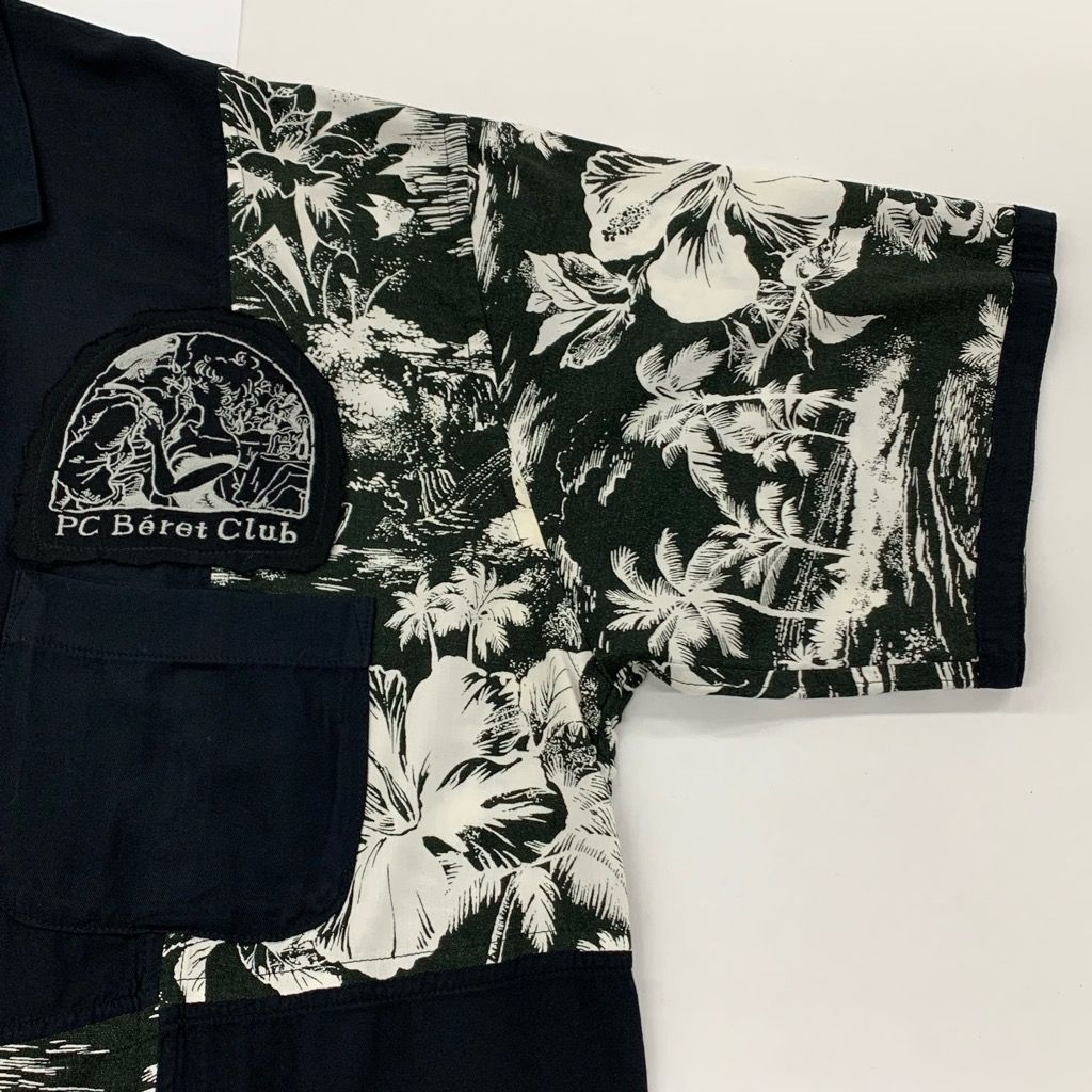 PORTER CLASSIC 21SS ALOHA SHIRT PATCHWORK BLACK サイズM PC-024