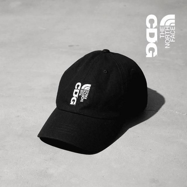 ノースフェイス CDG 帽子 キャップ US限定 (OS)黒 230913