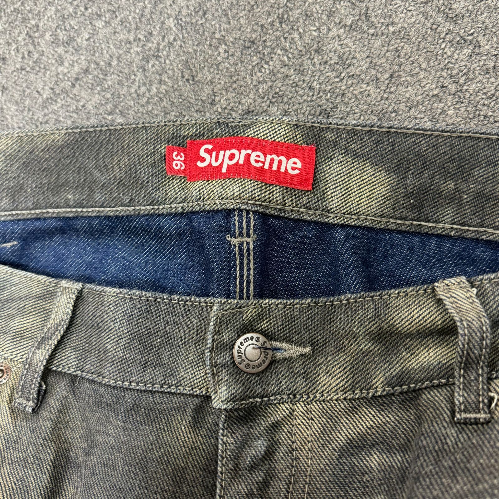 国内正規 Supreme 23AW H.R Giger Double Knee Jean ダブルニー デニム ...