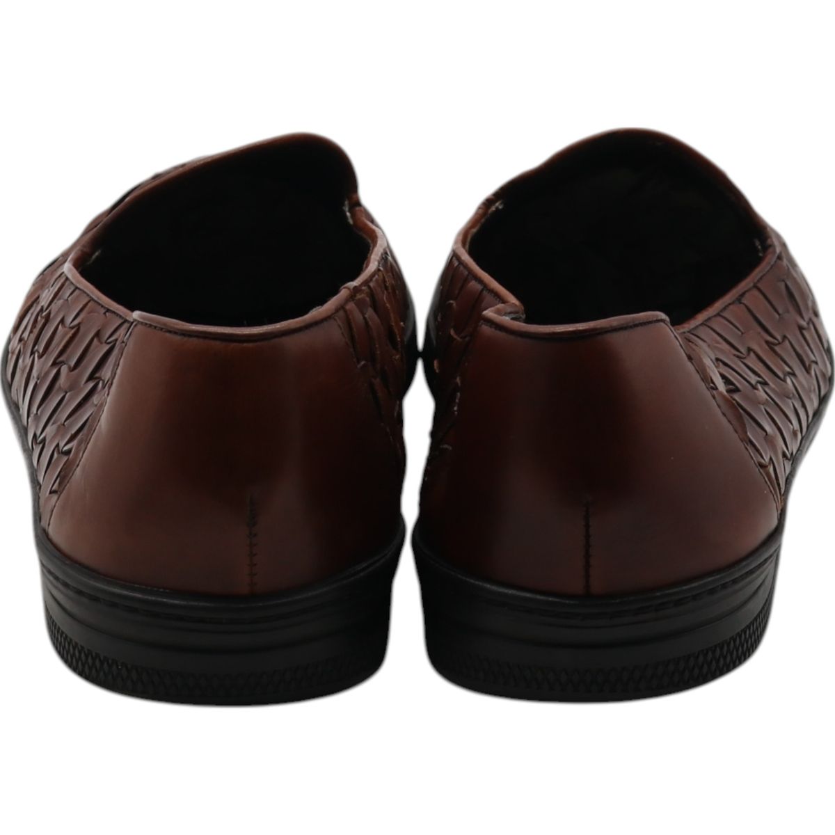 古着 コールハーン Bragano ブラガノ 編み込み ヴァンプローファー イタリア製 9 M メンズ27.5 cm相当 saa 013421