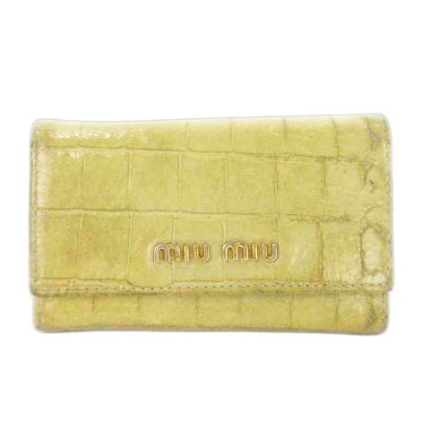 MIU MIU ミュウミュウ ビジュー スタッズ 6連 キーケース 楽天市場】miumiu キーケース（カラーブラック）（バッグ・小物