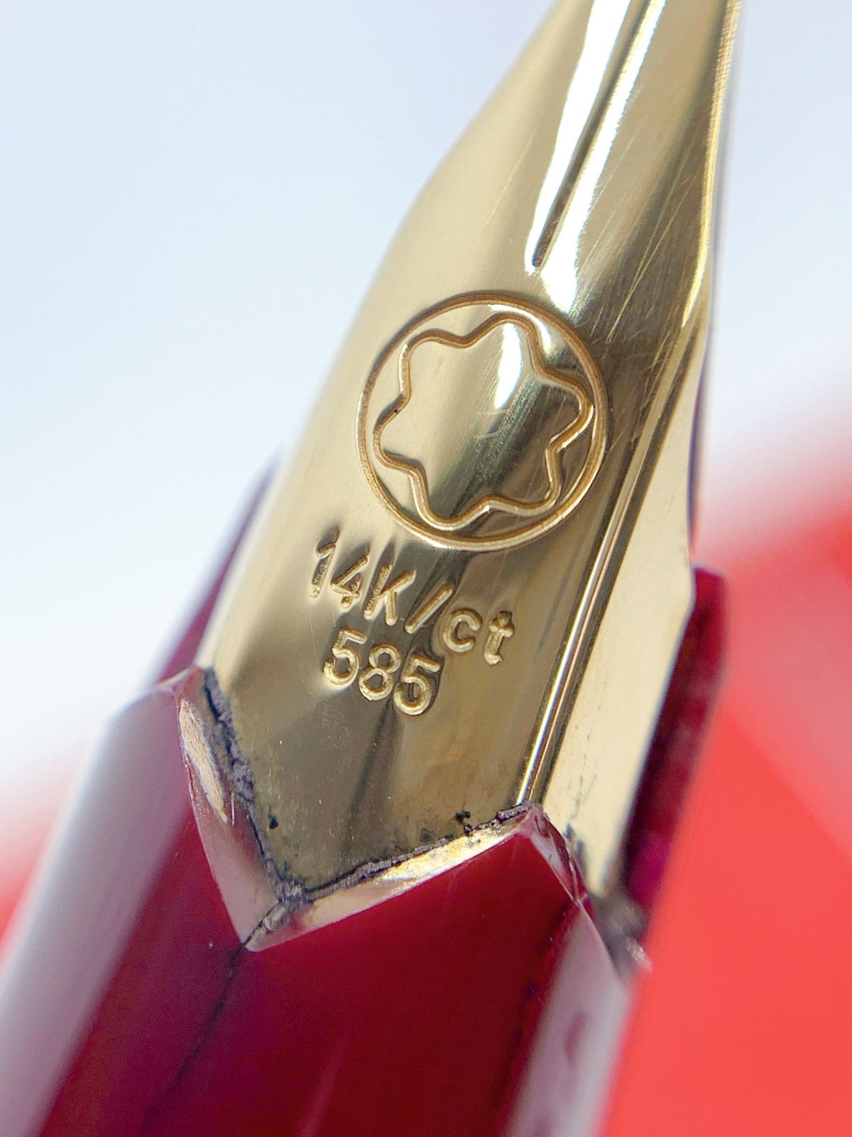 f*5様 【MONT BLANC】 万年筆 ペン先14K 楽天市場】MONTBLANC モンブラン 万年筆 ペン先14K EF 細字 黒