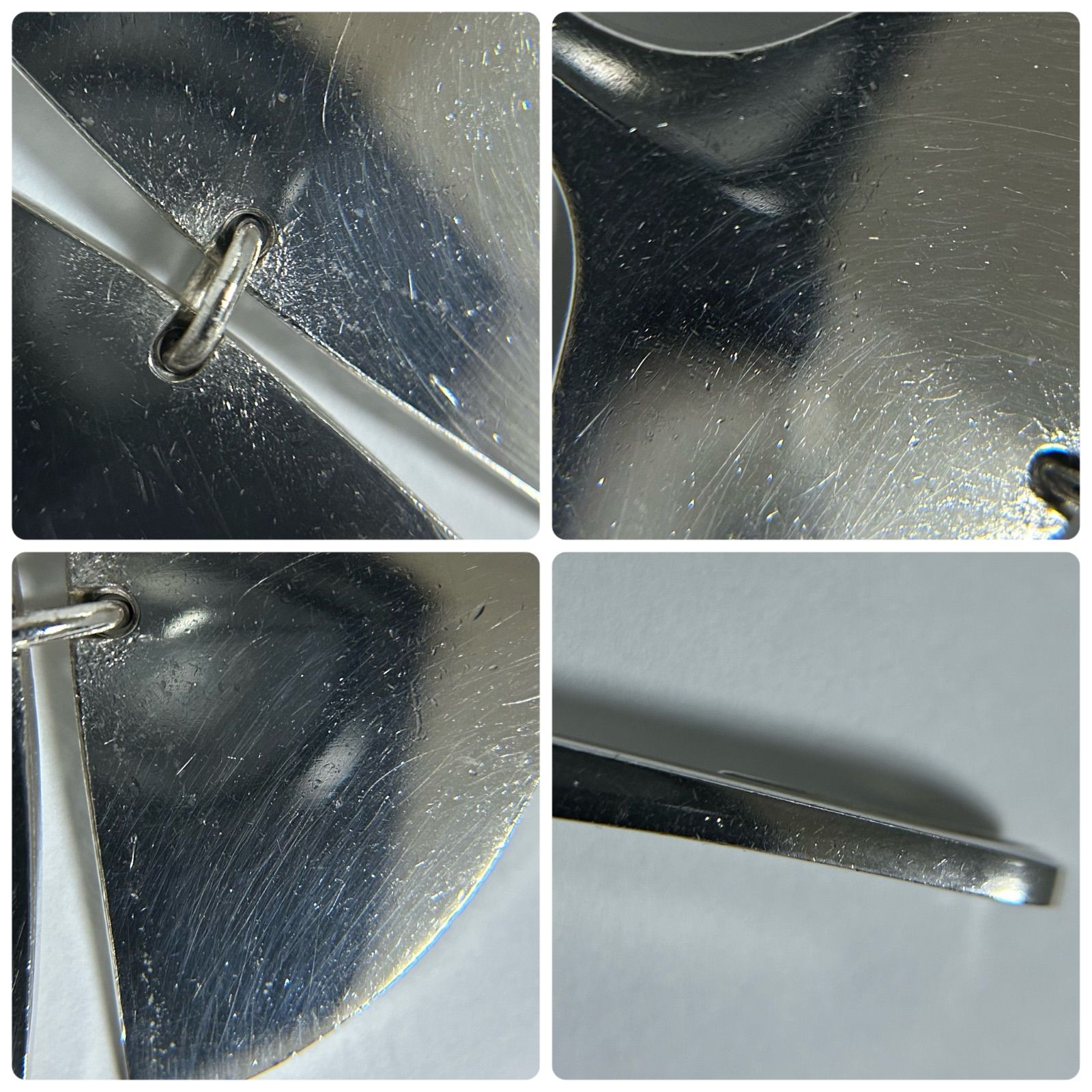 使用感大 ジョージジェンセン 激 144 ネックレス ペンダント トップ AG925 ヴィンテージ Bent Gabrielsen Georg Jensen CAMPINGPARCCENTRAL_COM