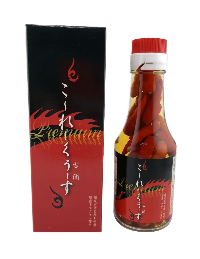 10本セット こーれーくぅーす 140g 比嘉製茶 泡盛の古酒 くーす でつくったコーレーグース 沖縄県産島唐辛子使用
