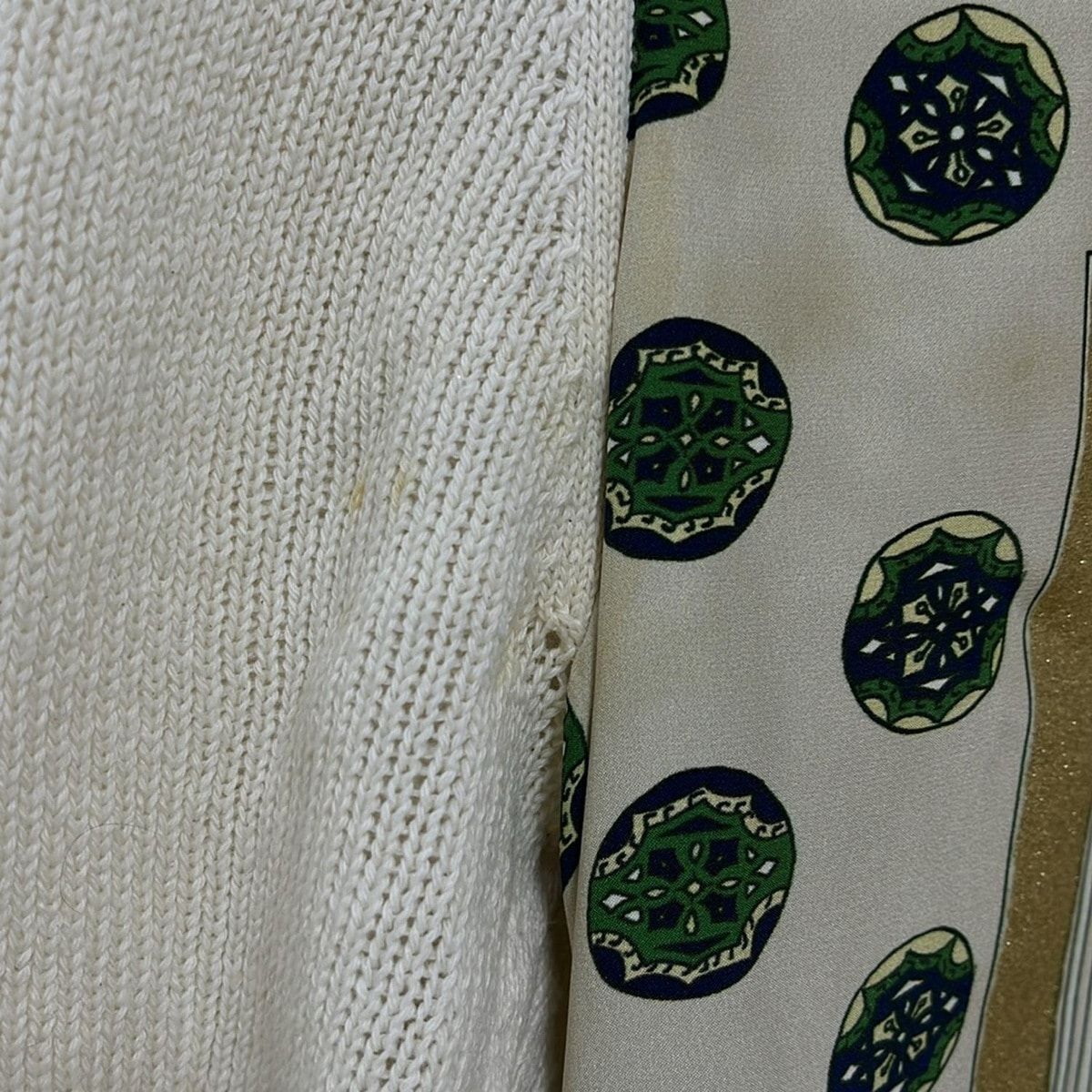 - アイボリー×グリーン×マルチ