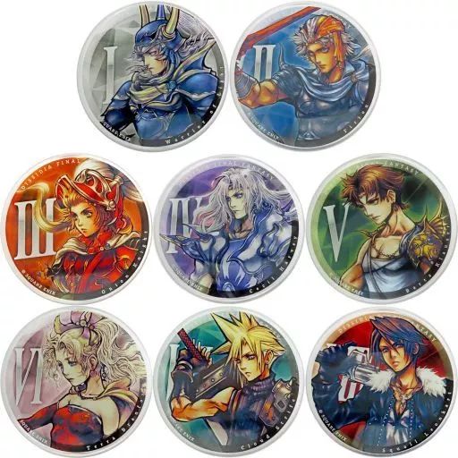 雑貨 全8種セット ディシディア ファイナルファンタジー ガラスプレートコレクション Vol.1