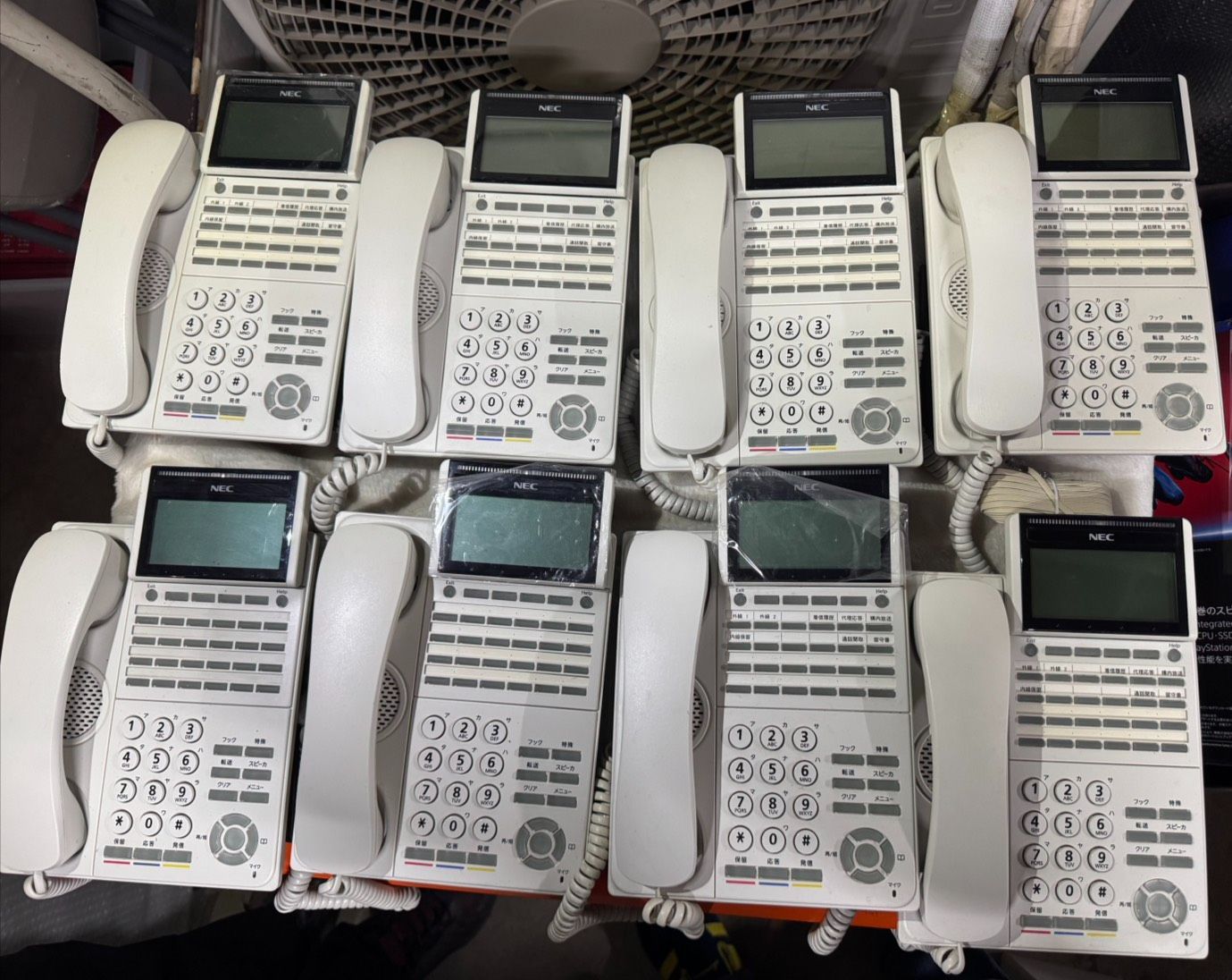 NEC ビジネス電話機 DT500 Series DTK-24D-1D 8台セット