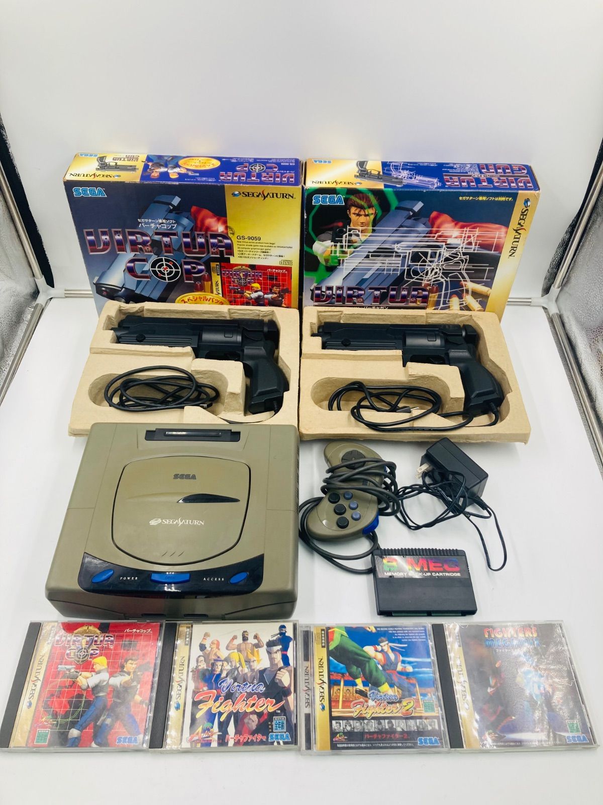 セガ サターン 本体 バーチャコップ バーチャガン ソフト セット