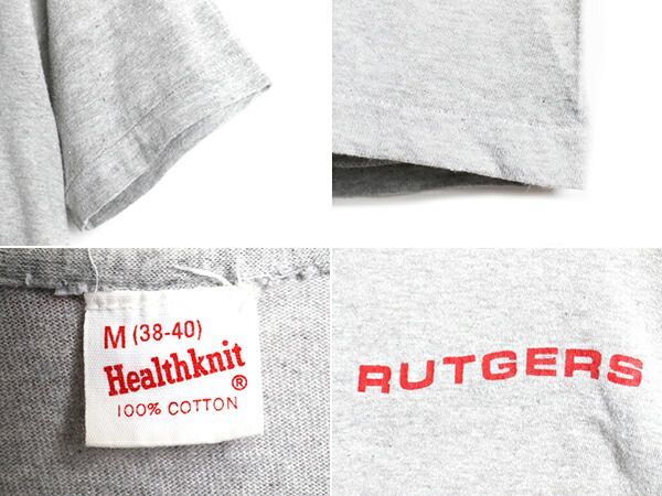 60's ビンテージ □ Healthknit ワンポイント カレッジ プリント