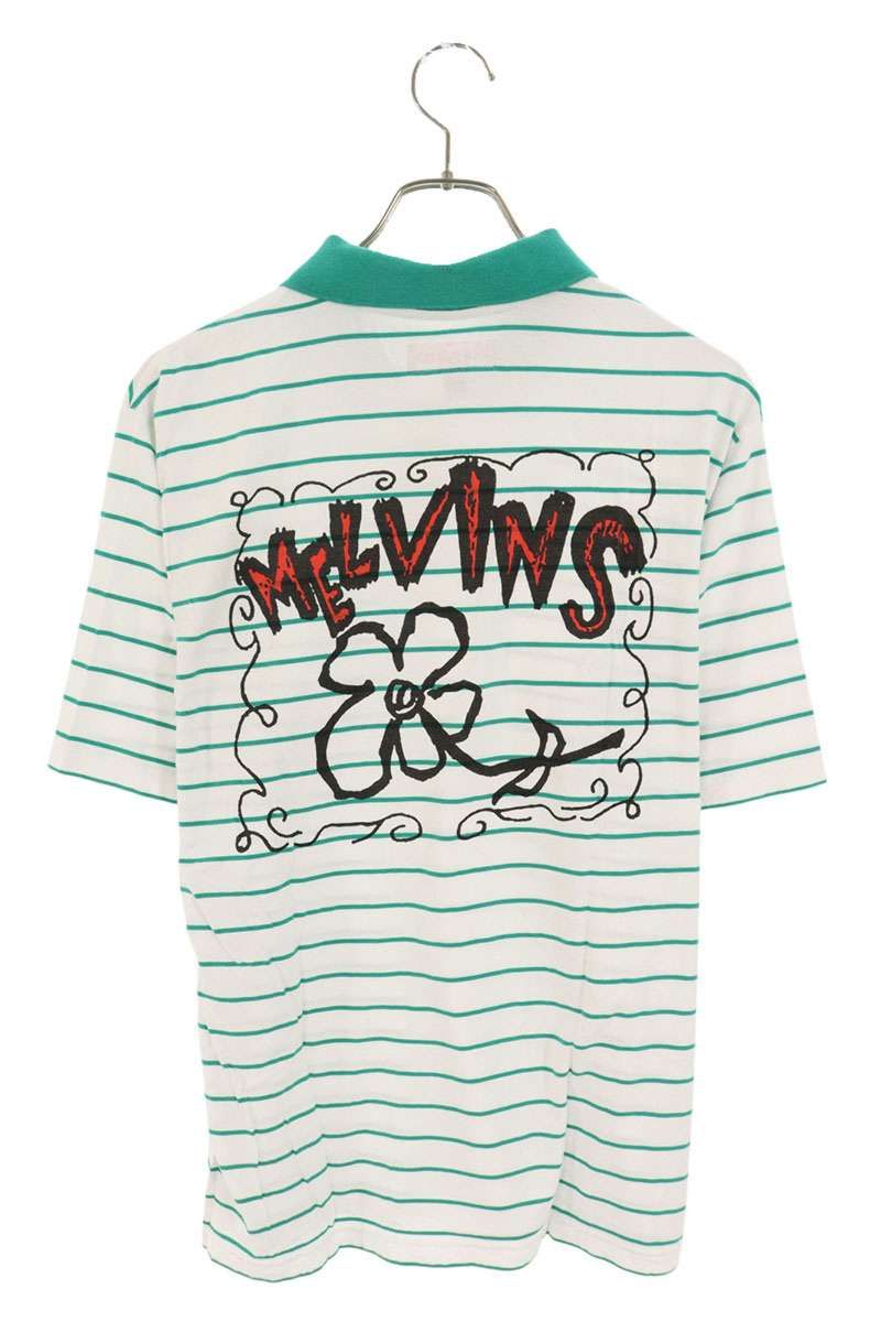 シュプリーム 24 SS Stripe S|S Polo グラフィックストライプ半袖ポロシャツ メンズ S