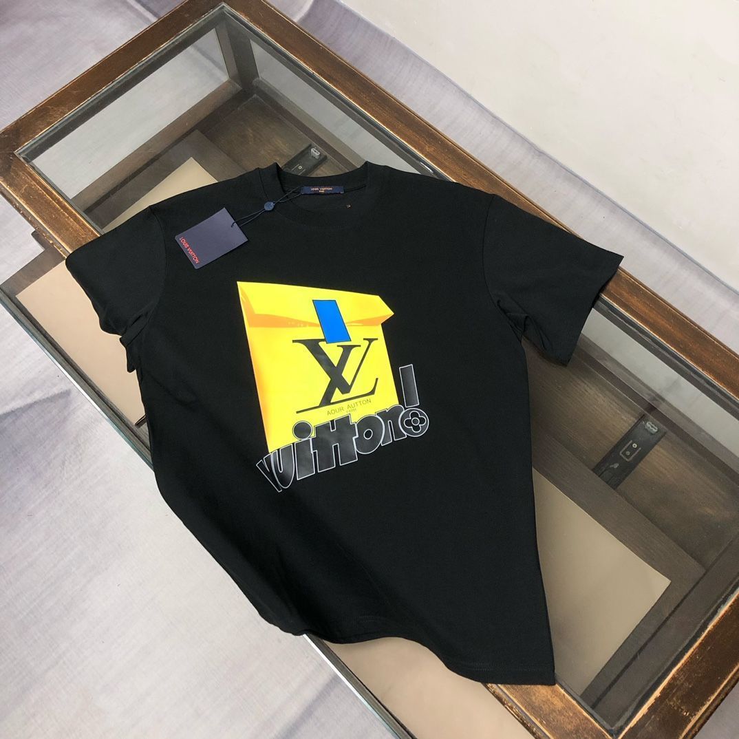 【25SS/洗練されたデザイン★】Louis Vuitton Tシャツ ダミエ ダミエフレンチテリーコットンTシャツ ｜ルイ・ヴィトン 公式
