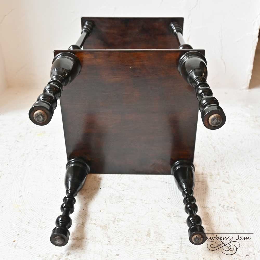 L3612-11 フランスアンティーク サイドテーブル ミュージックシェルフ