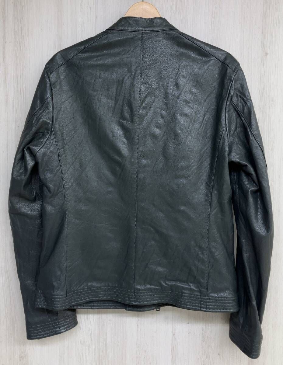 JOSEPH HOMME ジョゼフオム 羊革 レザーシャツジャケット サイズ48 ⭐️JOSEPH HOMME ジョゼフ オム⭐️レザージャケット山羊革ブラック