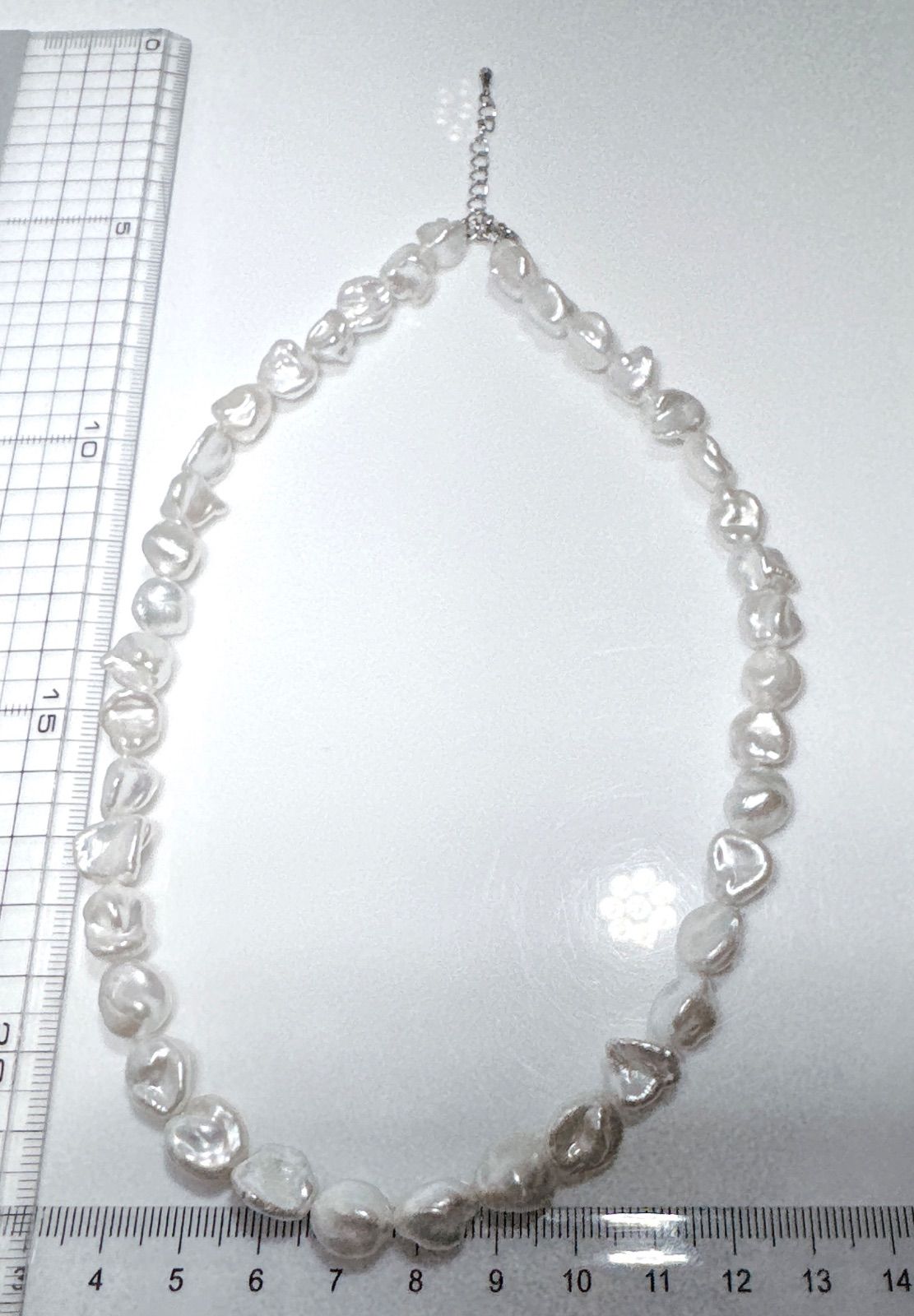 淡水バロックパールネックレスNO25-1856