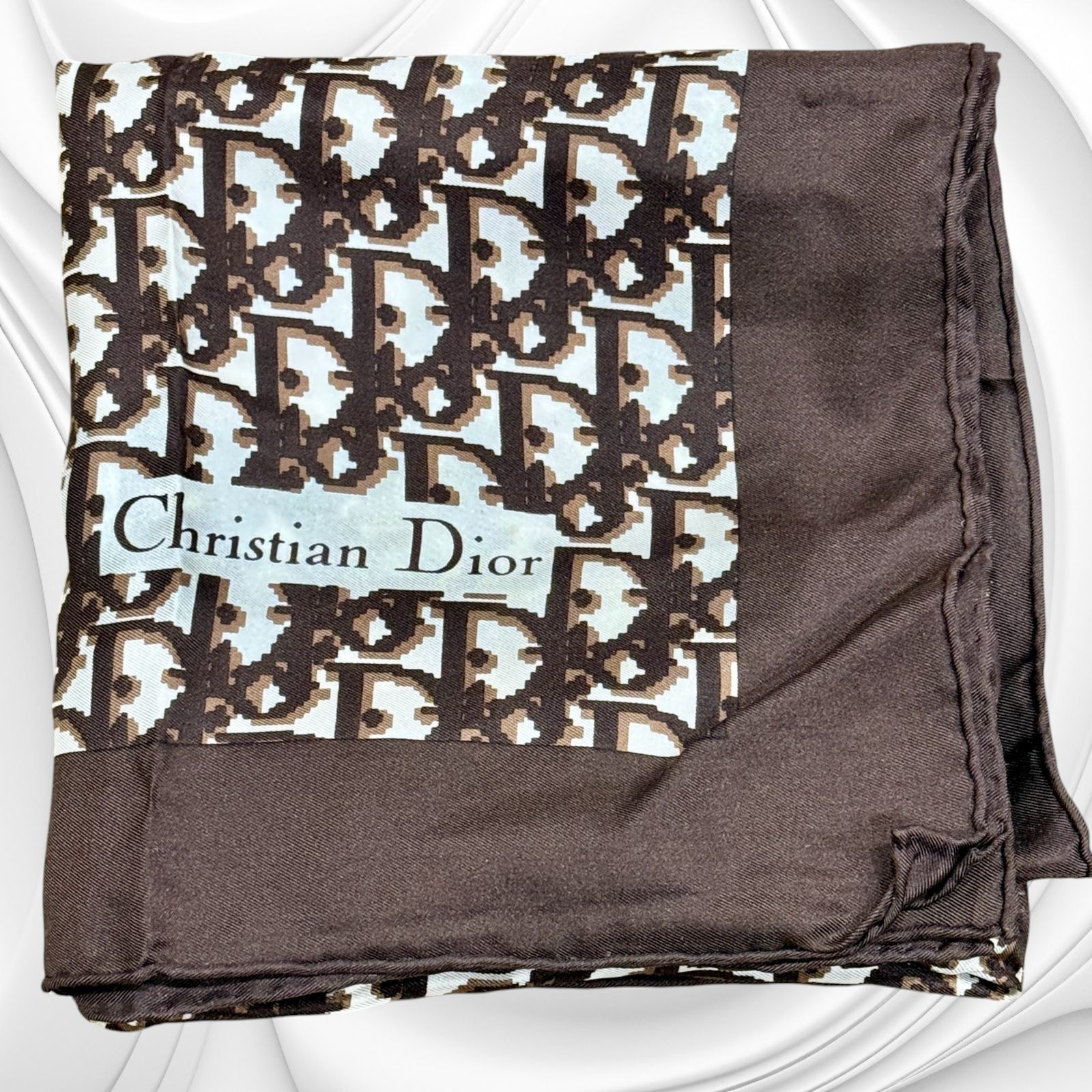 Christian Dior クリスチャンディオール　大判スカーフ　ヴィンテージ Christian Dior - Christian Dior スカーフ ヴィンテージの通販