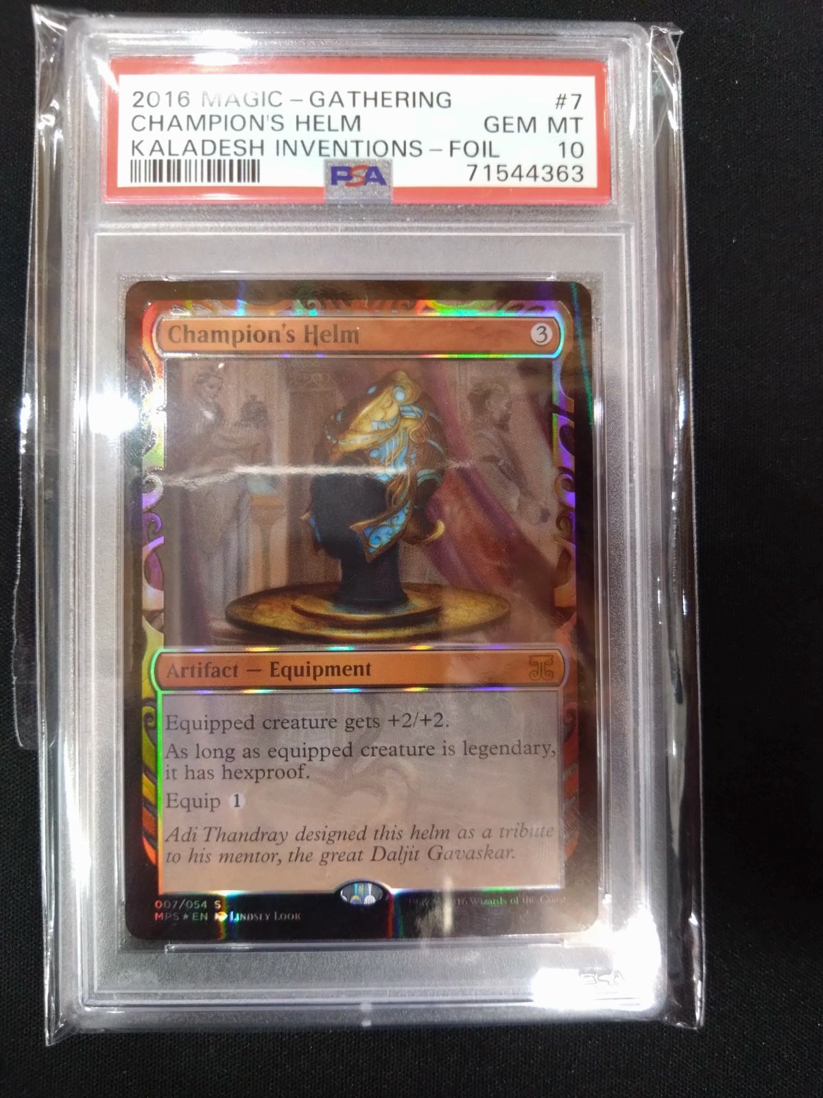 MTG 勇者の兜 FOIL MPS 部分光沢 鑑定済み品 PSA10 【公式ショッピング 